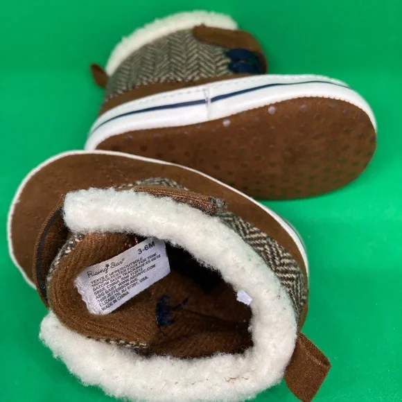 RISING STAR BABY BOYS SHOES💕SIZE 3-6M💕 - Picture 5 of 6